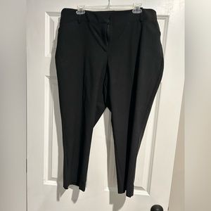 New York and Company black crop pants size 18